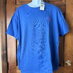 NWT Polo Ralph Lauren Blue Crewneck Short Sleeve Tee XX-Large